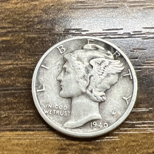 1940-D MERCURY SILVER DIME ACTUAL COIN Get More Today & Save Shop Here Buy Here