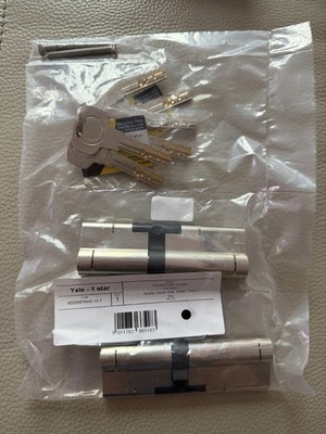 Gleichschließend PAAR YALE SUPERIOR Zylinder 45/55 chrom - 4555NPAHS-YL1