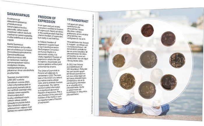 Finlande Coffret BU Euro 2021 FINLANDE - Journalisme et liberté d'expression