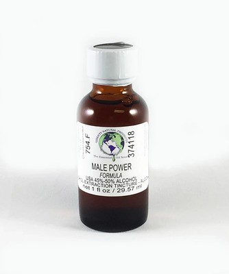 Male Power Formula Tincture 1 oz - Herbal Vitality Blend Saw Palmetto & Ginseng