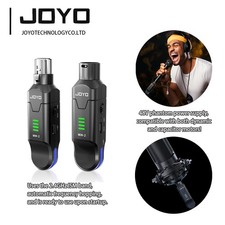 JOYO Wireless Microphone System 4-Channel XLR...
