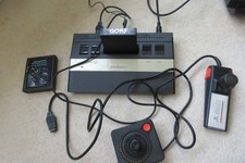 Boxed Atari 2600 Console + 2 Games , tested working, need new mains cable