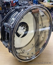 Ludwig Supraphonic LM402 14x6.5 Chrome Snare Drum Weather Master Remo Head