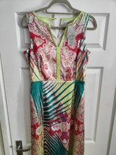 Mango Colorful Long Dress 💛Size 8 Brand New With Tags