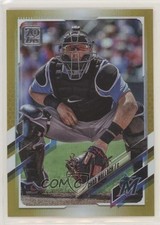 2021 Topps Gold Foil Chad Wallach #593 0ne3
