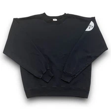 TRADER JOE’S MEN’S EMPLOYEE WORK SWEATER CREWNECK MEDIUM BLACK UNIFORM