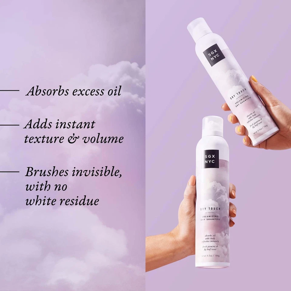 Champú seco voluminizador SGX NYC 6,5 onzas aroma refrescante 2do día salvador del cabello Foto 3 de 4