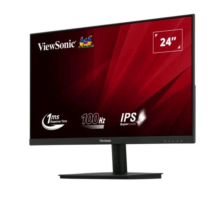 ViewSonic VA2432-H 24-inch Full HD IPS Monitor with Frameless Design, VGA, - Image 2 of 4