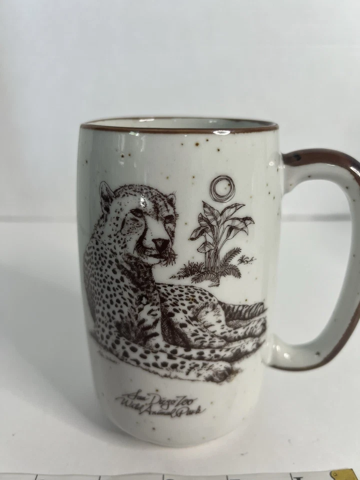 Otagiri GrandMugs San Diego Zoo Wild Animal Park Leopard Steins - Image 2 of 4