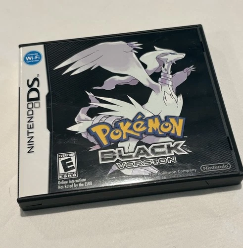 Pokemon Black Version (Nintendo DS) CIB Complete In Box - Tested & Authentic