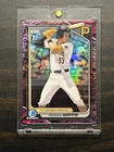 KONNOR GRIFFIN 2024 Bowman Draft Chrome FUSCHIA CRATER Refractor #D/199 Pirates