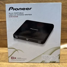 Pioneer External DVD/CD Writer DVR-XD08 8X Slim Portable USB 2.0 DVD/CD WRITER