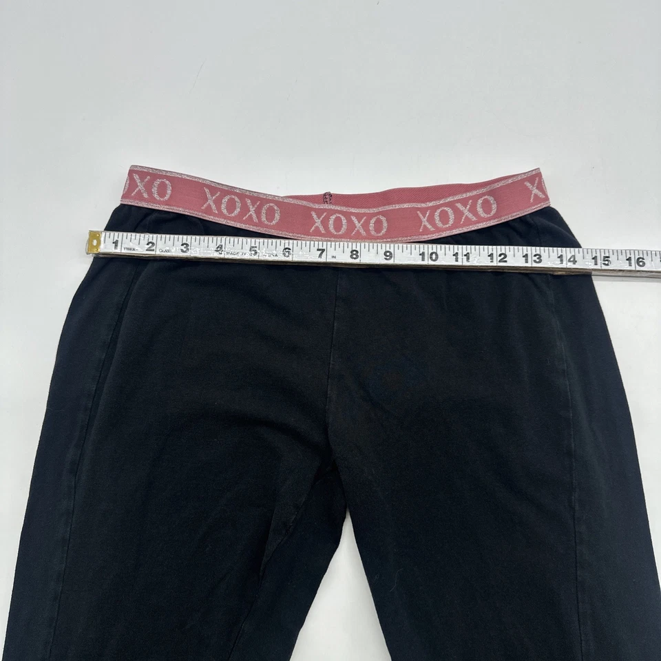 Leggings Xoxo Mujer M Negro y Rosa Logo Brillo .#37306 Foto 4 de 4