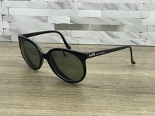 Vintage Bolle Polarisant 396 Black Sunglasses Cat Eye France FRAMES ONLY