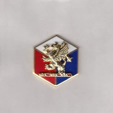 46th INFANTRY DIVISION crest DUI badge CB Clutchback G-23