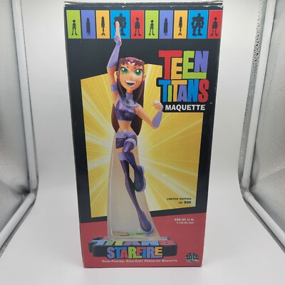 DC DIRECT Teen Titans STARFIRE Animated Maquette 495/800 | eBay