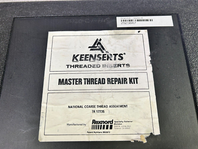 Rexnord Specialty Fasteners Keenserts Master Thread Repair Kit TR