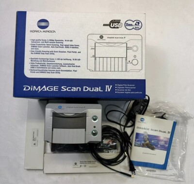希少 廃盤品 ミノルタ DiMAGE Scan Dual IV AF-3200