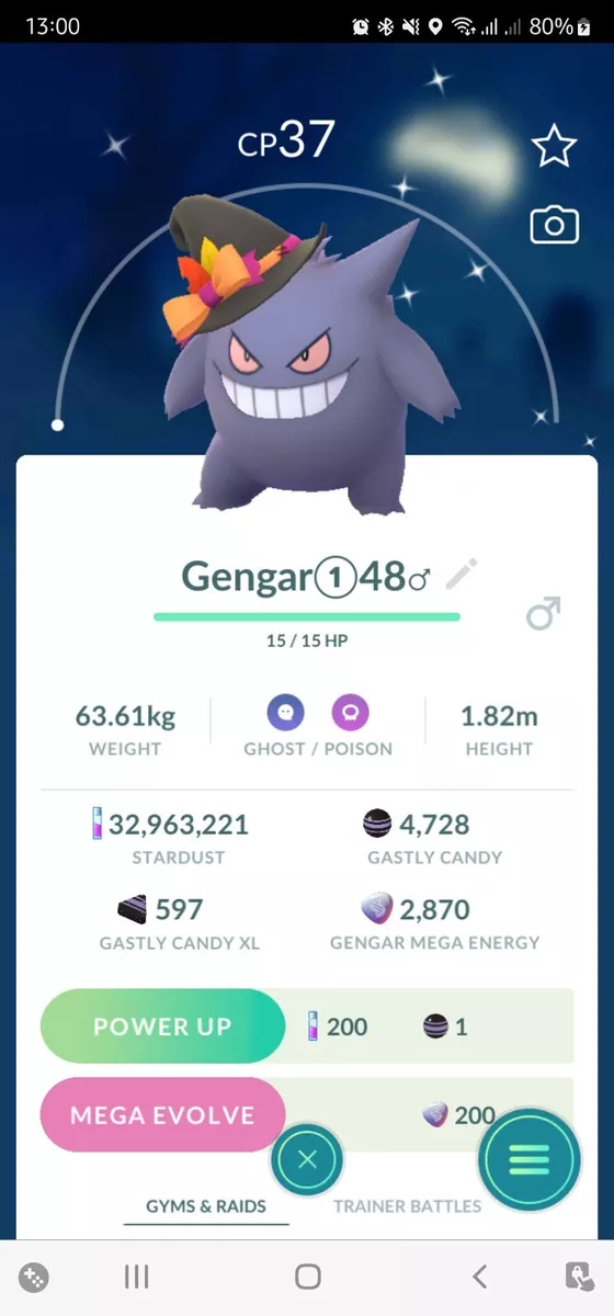 Gengar - Pokemon Go