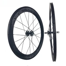 700C Carbon Track Bicycle Wheelset 25x60mm Tubular Single Speed Fixed Gear Wheel