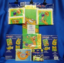 CATDOG Party Set # 8 TABLECOVER Loot bags Birthday Decoration Confetti NAPKINS
