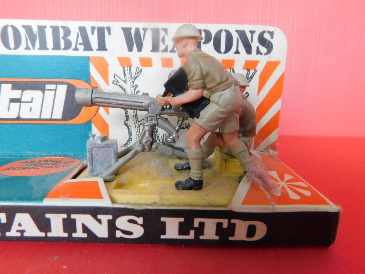 Britains Ltd: The Colonial Armies English Army Rare Machine Gun