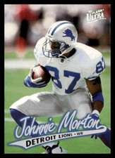 1997 Ultra #132 Johnnie Morton   Detroit Lions