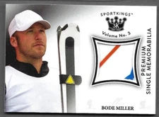 2022 Sport Kings Vol.3 SMP-BD Bode Miller World Cup Champ 3 Color Swatch