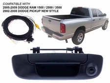For Tailgate Handle with Back-Up Camera 8M Cable 02 - 09 Ram R1500 R2500 R3500