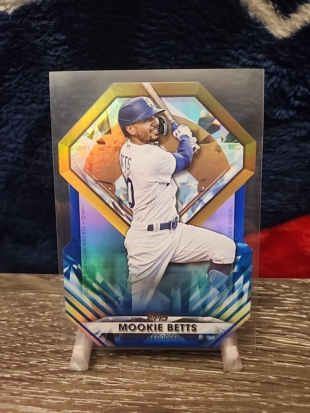 2022 Topps Update Series - Diamond Greats Die-Cuts Mookie Betts #DGDC-74 Blue