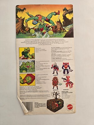 Masters of the Universe Leech Euro Cardback   Seltene Sammlerversion!   