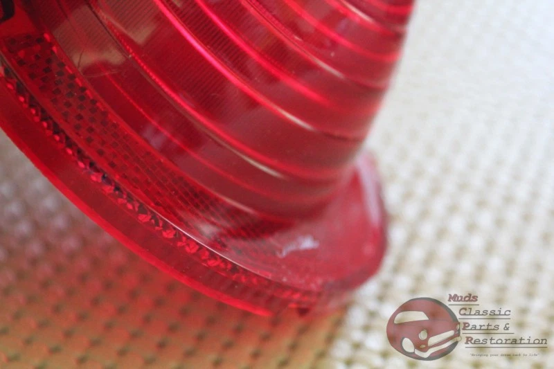 60-61 Impala Chevy El Camino Luz Trasera Luz de Freno Trasera Lente Guía Script Par Foto 3 de 4