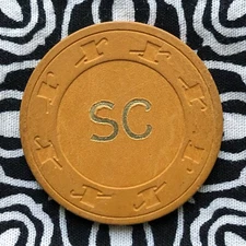 SC Unspecified Unknown Paulson Gaming Poker Casino Chip YJ35