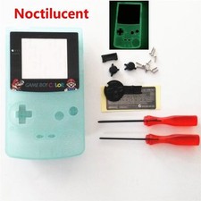 GBC Nintendo Game Boy Color Housing Shell Screen Glow in the Dark Mario USA 