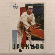 2019 Panini Diamond Kings Joe Jackson Collection Holo Blue #JJ3 - 17/25 made