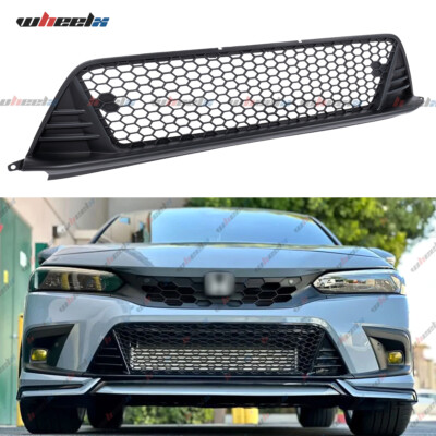 Front Bumper Lower Grille Mesh For Honda Civic 11th 2022-2024 Sedan & Hatchback