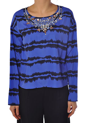 Patrizia Pepe  -  Sweaters - Female - 40 - Blue - 1342803B165621