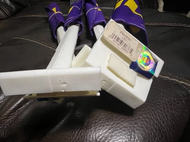 NCAA Rico Industries LSU Tigers Purple Double Sided Car Flag LOT OF 4! - Image 4 of 4