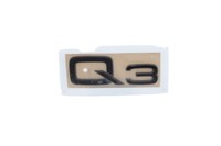 Original Audi Q3 Schriftzug, Schwarz Heckklappe