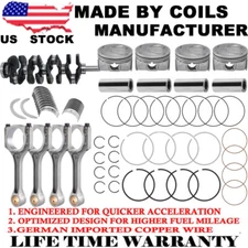 For Hyundai Sonata Kia Sorento 2.4L Engine Crank shafts/ Rods/ Pistons/ Bearings