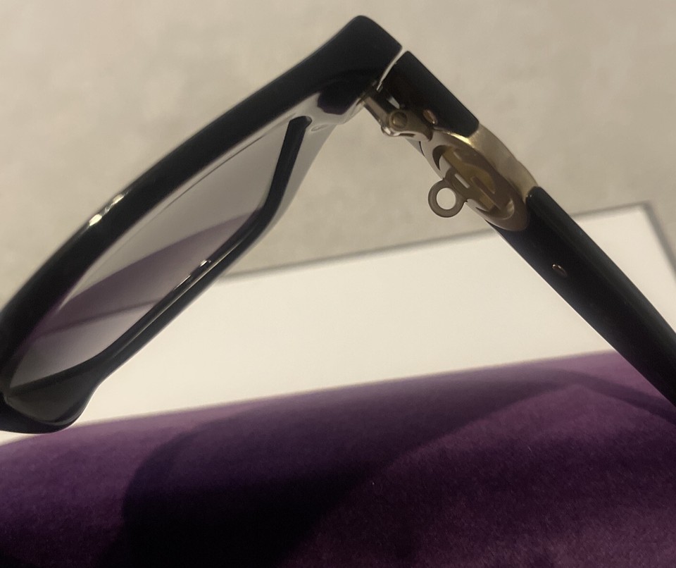 Gucci Logo Sunglasses Black Authentic GG 1023S | eBay