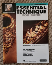 HAL LEONARD Essential Technique for Band E. Alto Saxophone Book 3