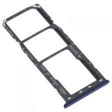 Plateau SIM Compatible Pour Realme 7 Pro Bleu Miroir Carte SD Pièce de Rechange