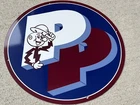 12in  Penn  Power Vintage Style Heavy Steel Metal Sign