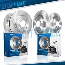 278mm Front and 253mm Rear Disc Brake Rotors Kit for 2014 - 2019 Ford Fiesta ST