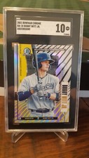 2021 Bowman Chrome Ascensions SGC 10 Gem Mint Bobby Witt Jr.