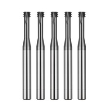 5pcsM8x1.25Carbide Metric Thread Mill Cutter for StainlessSteel 60Degrees thread
