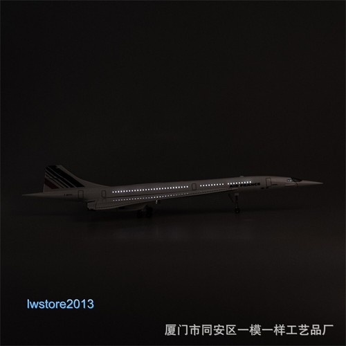 1:125 Air France Airways Airlines Passenger Airplane Aircraft Model with Lights - Picture 14 of 21