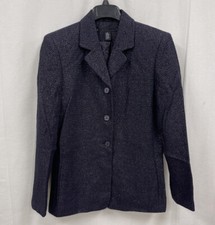 Vintage Woven Blazer Pants Suit Purple/Black size 8-10