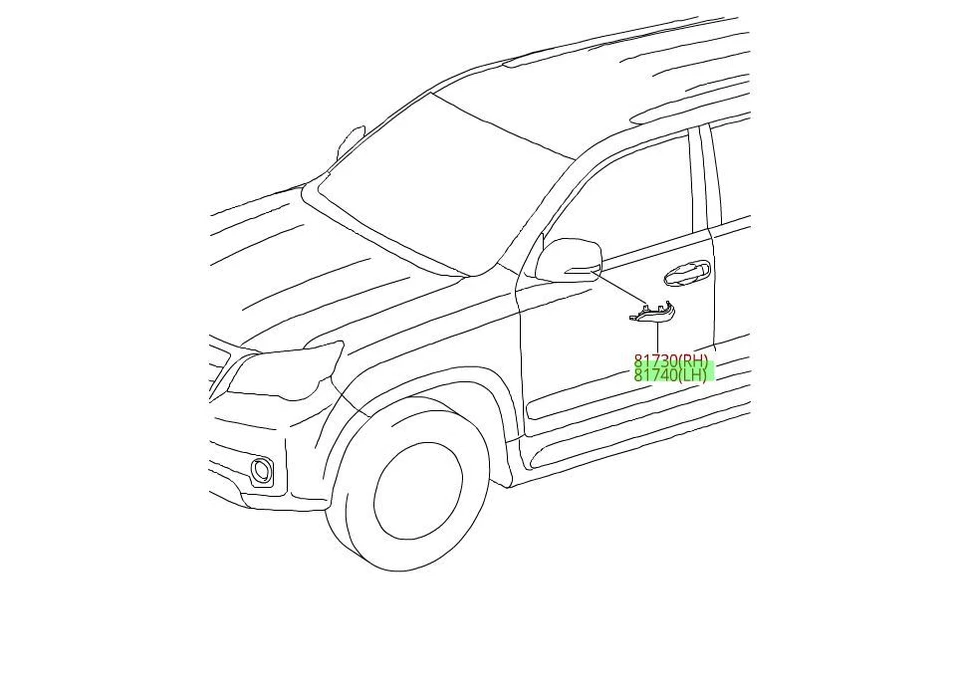 LÂMPADA DE SETA ESPELHO DIANTEIRO DRIVER FÁBRICA LEXUS FABRICANTE DE EQUIPAMENTO ORIGINAL 2010-2021 GX460 - Imagem 3 de 3
